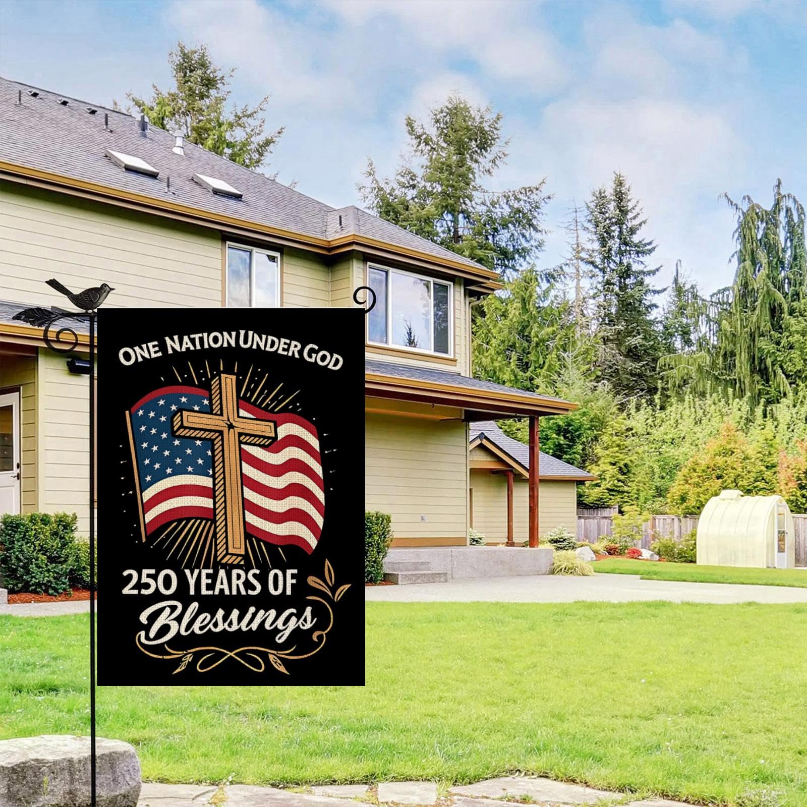 MAGJIUKE Double-sided flag offers vivid colors from both sides.