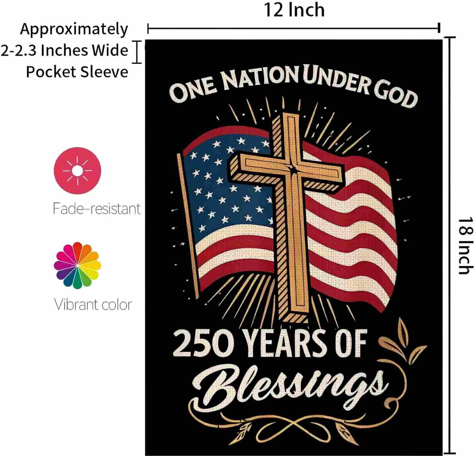MAGJIUKE Outdoors-ready flag suitable for seasonal patriotic celebrations.