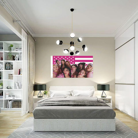 MAGJIUKE canvas header boosts hanging longevity and stability