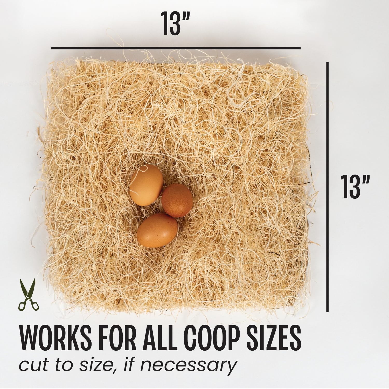 MagJo Nesting Liner cushions eggs while providing nest support.