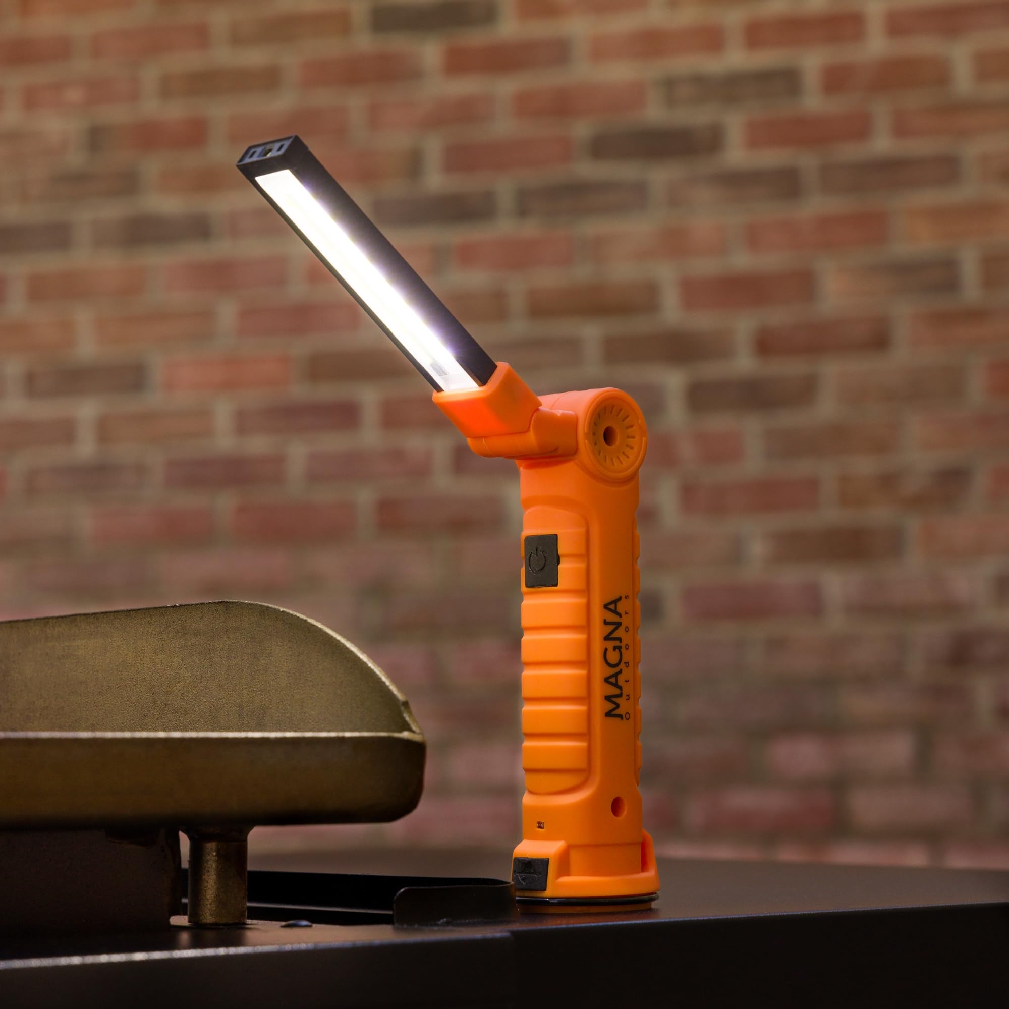 Magna Outdoors griddle night light compatible with Blackstone griddles for easy setup.