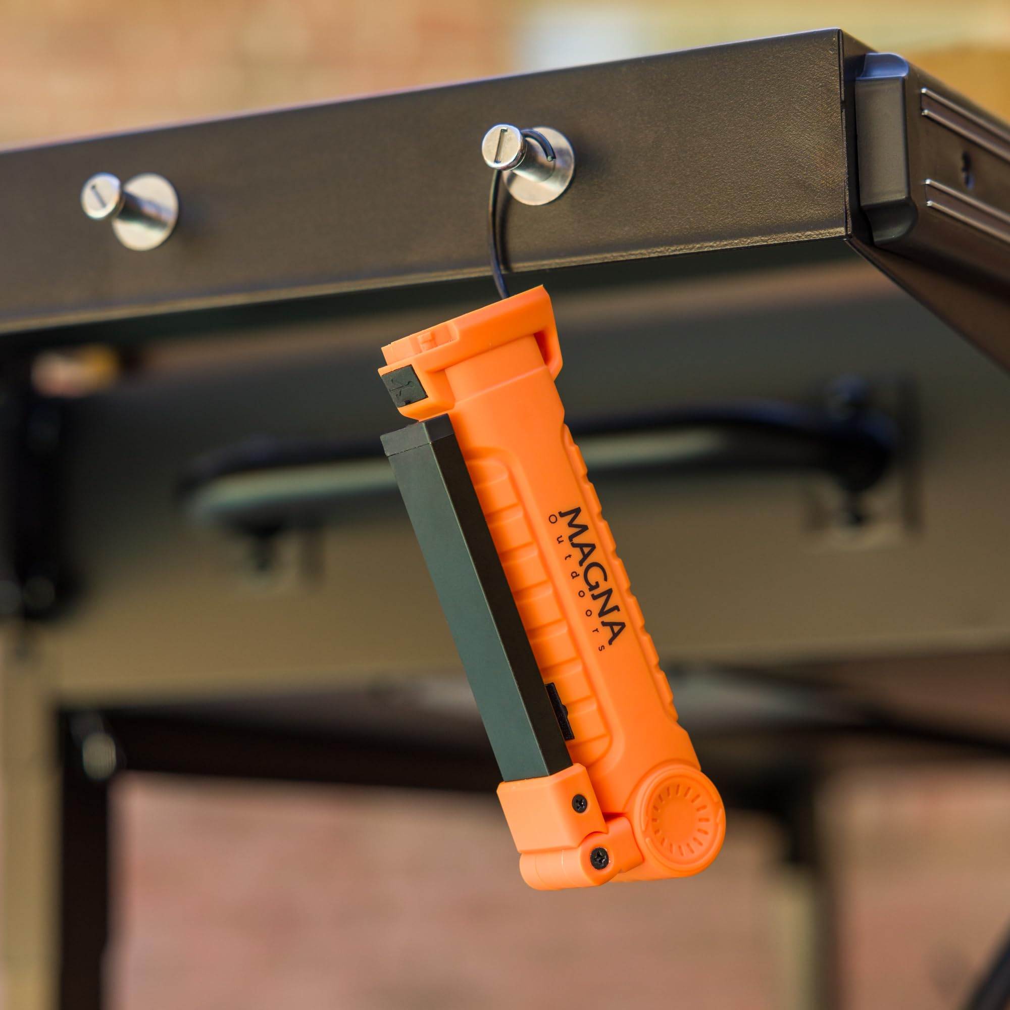 Magna Outdoors griddle night light designed in the USA for reliable outdoor performance.