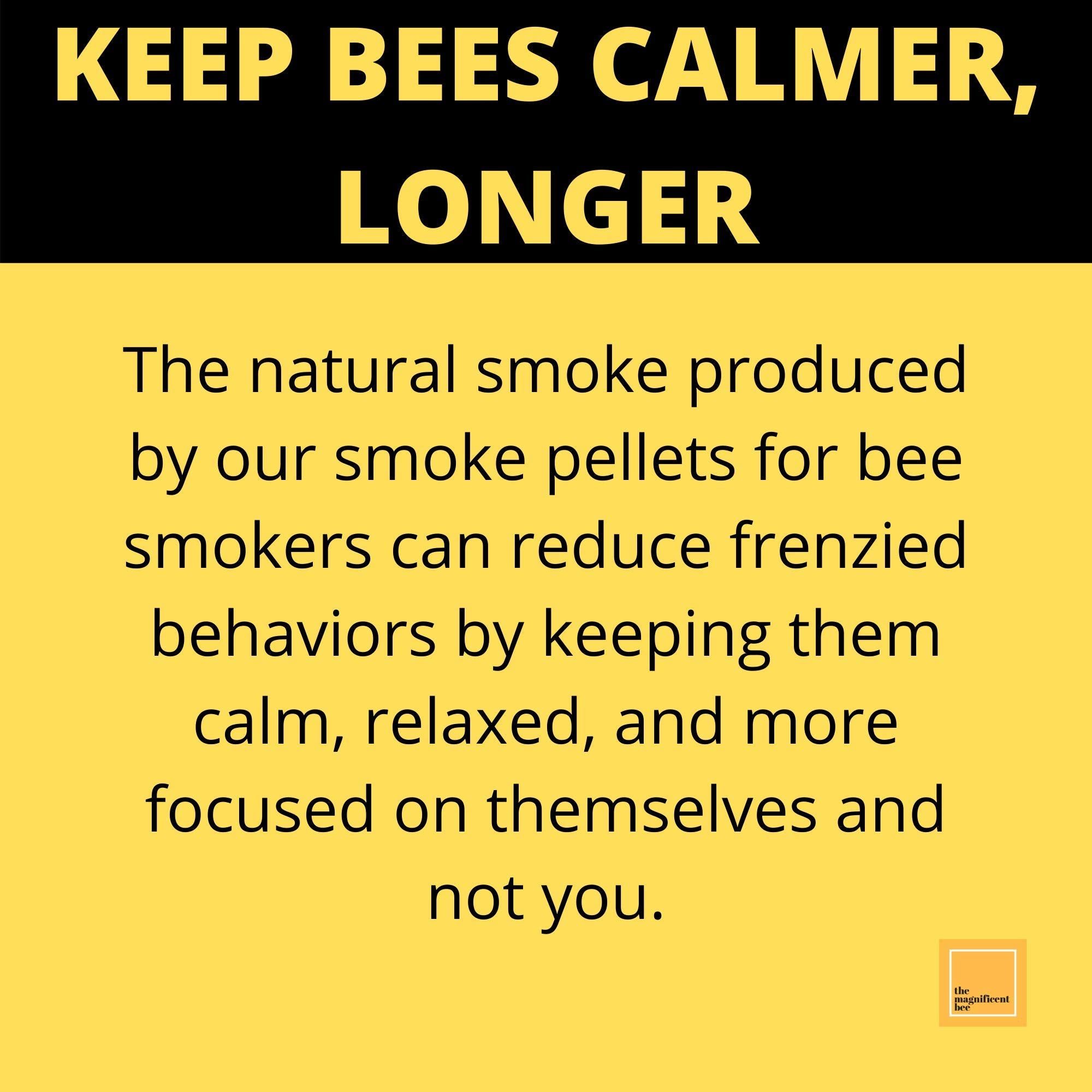 Packaging for The Magnificent Bee pellets suits hobbyists and pros.