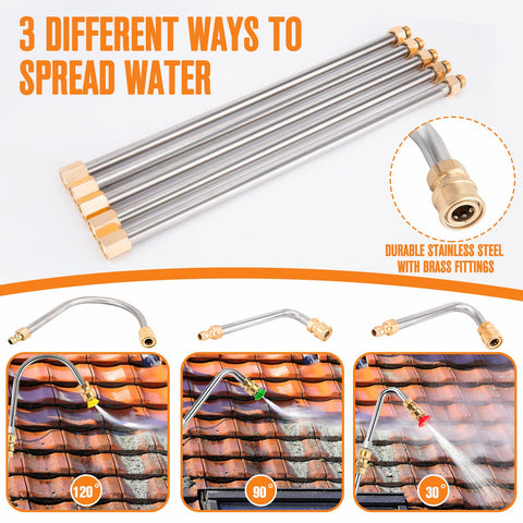 MAHOOMMAKH nozzle tip set offers six spray angles for versatility.