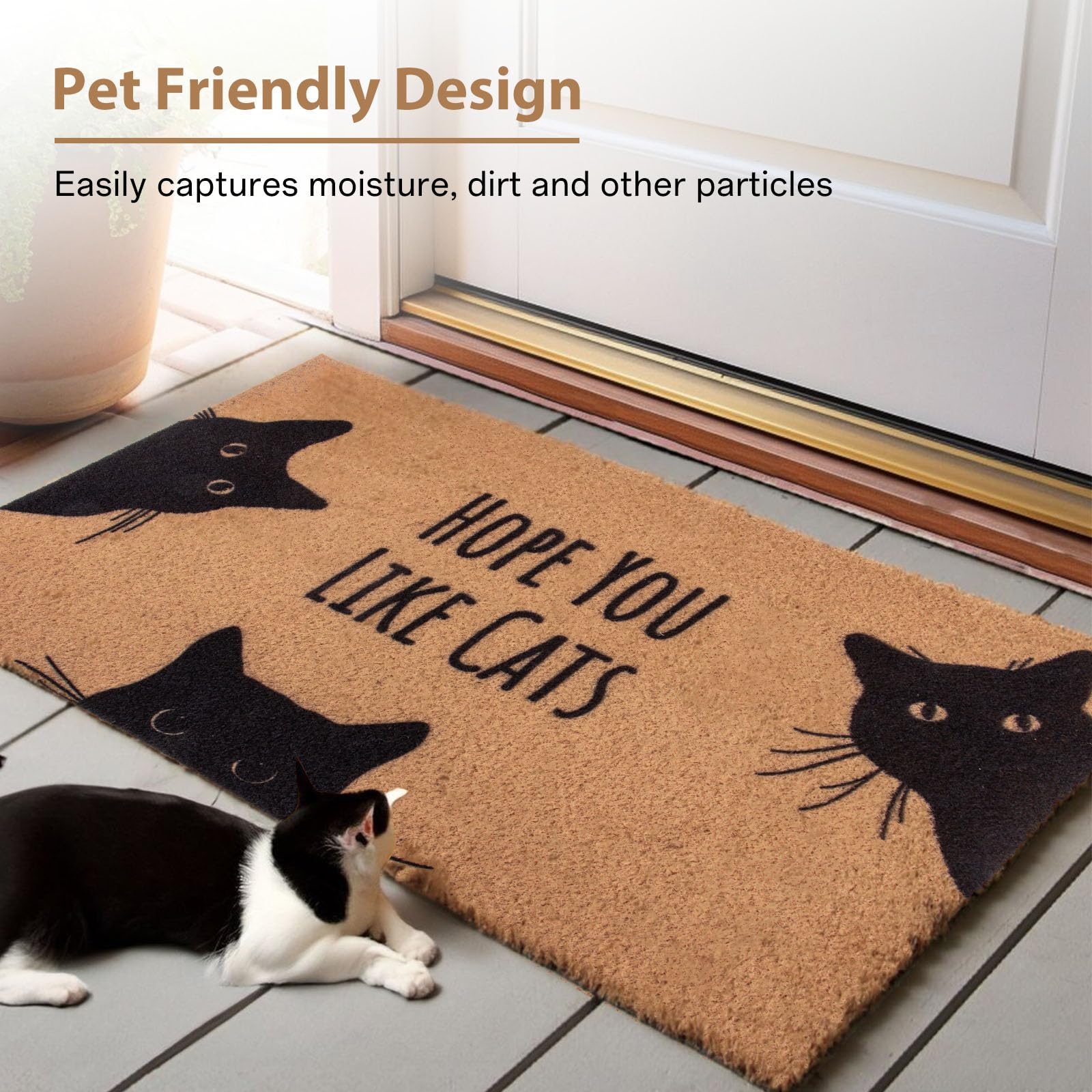 Housewarming gift Mahrokh doormat ready for new homeowners