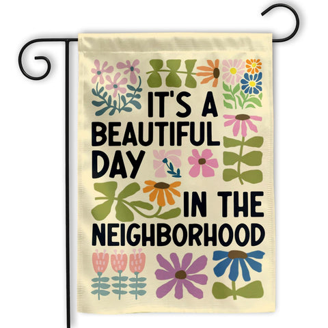 MAIANEY garden flag 12x18 front view showing vibrant colors for curb appeal