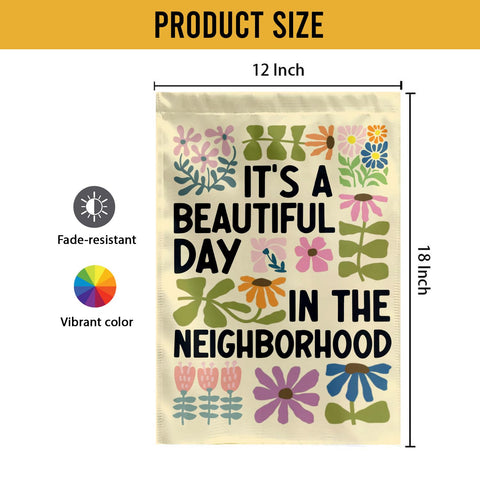 MAIANEY garden flag 12x18 outdoor display for yard, porch, or patio
