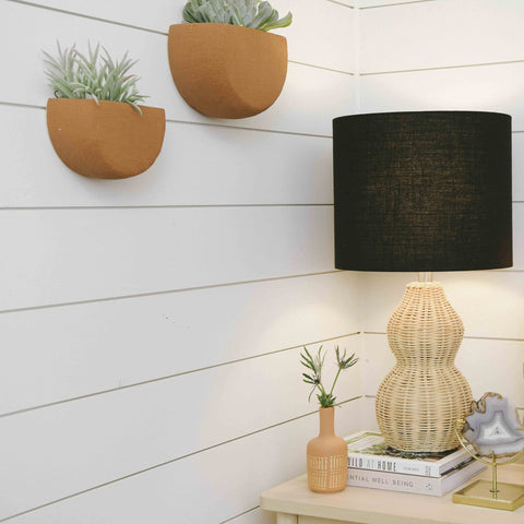 Main + Mesa small wall planter emphasizing nesting design for efficient storage