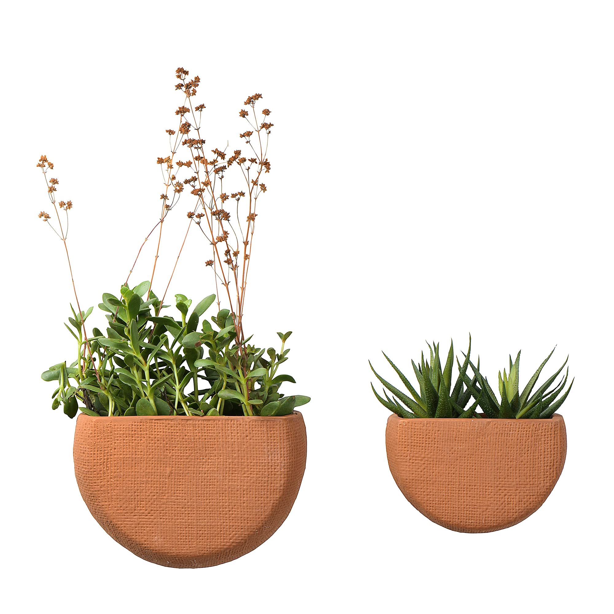 Main + Mesa terracotta stoneware planter for indoor or covered outdoor spaces