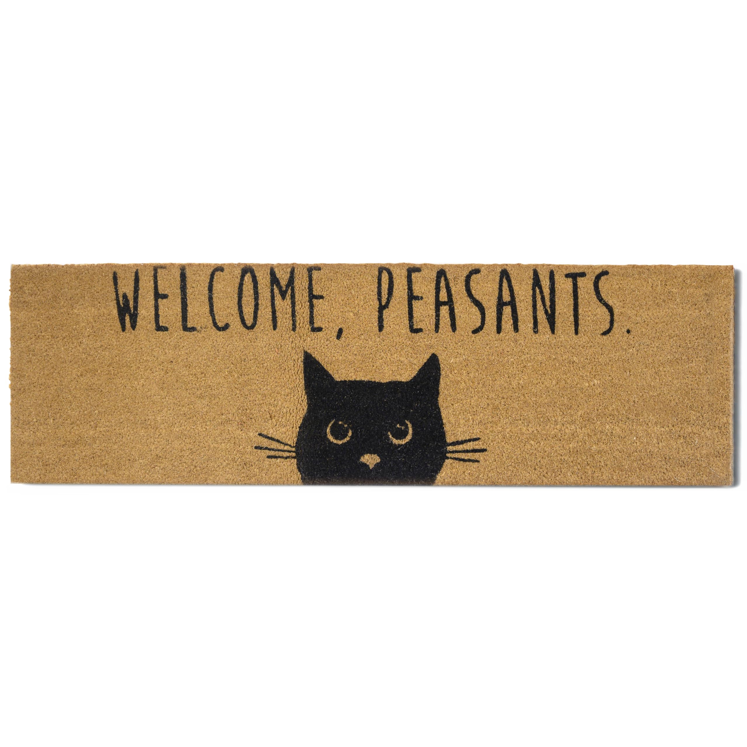 MAINEVENT cat doormat features paint that remains crisp without bleeding.