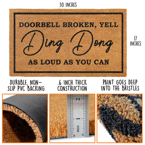 MAINEVENT coir texture adds natural grip and a welcoming underfoot feel.