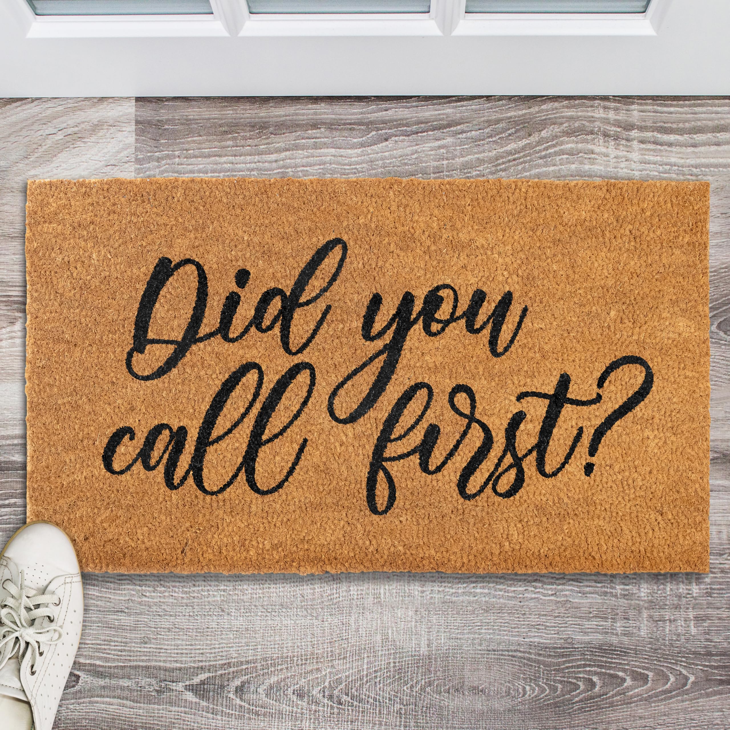 MAINEVENT Did You Call First doormat doubles as a practical housewarming gift