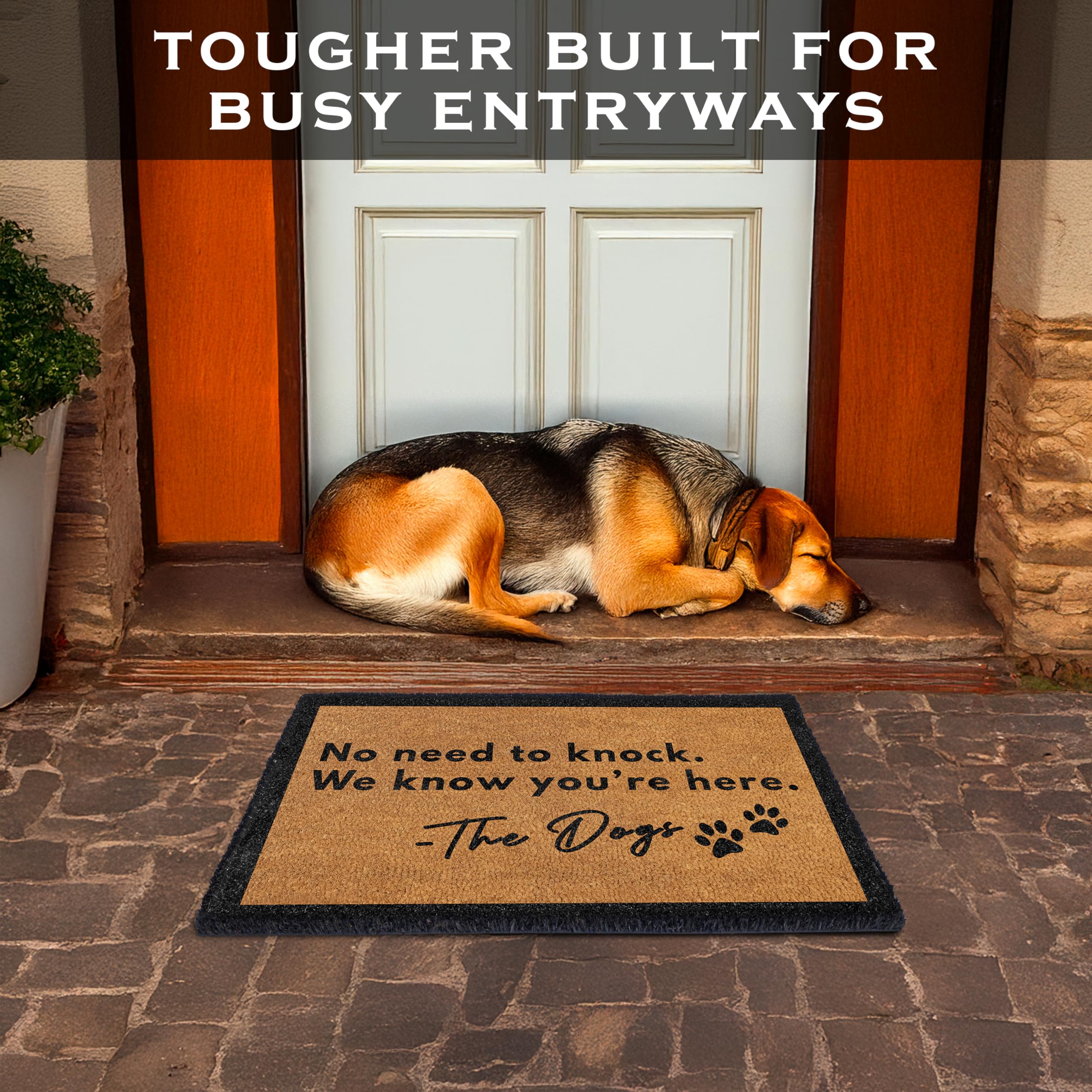 MAINEVENT dog-lover design welcome mat for dog homes