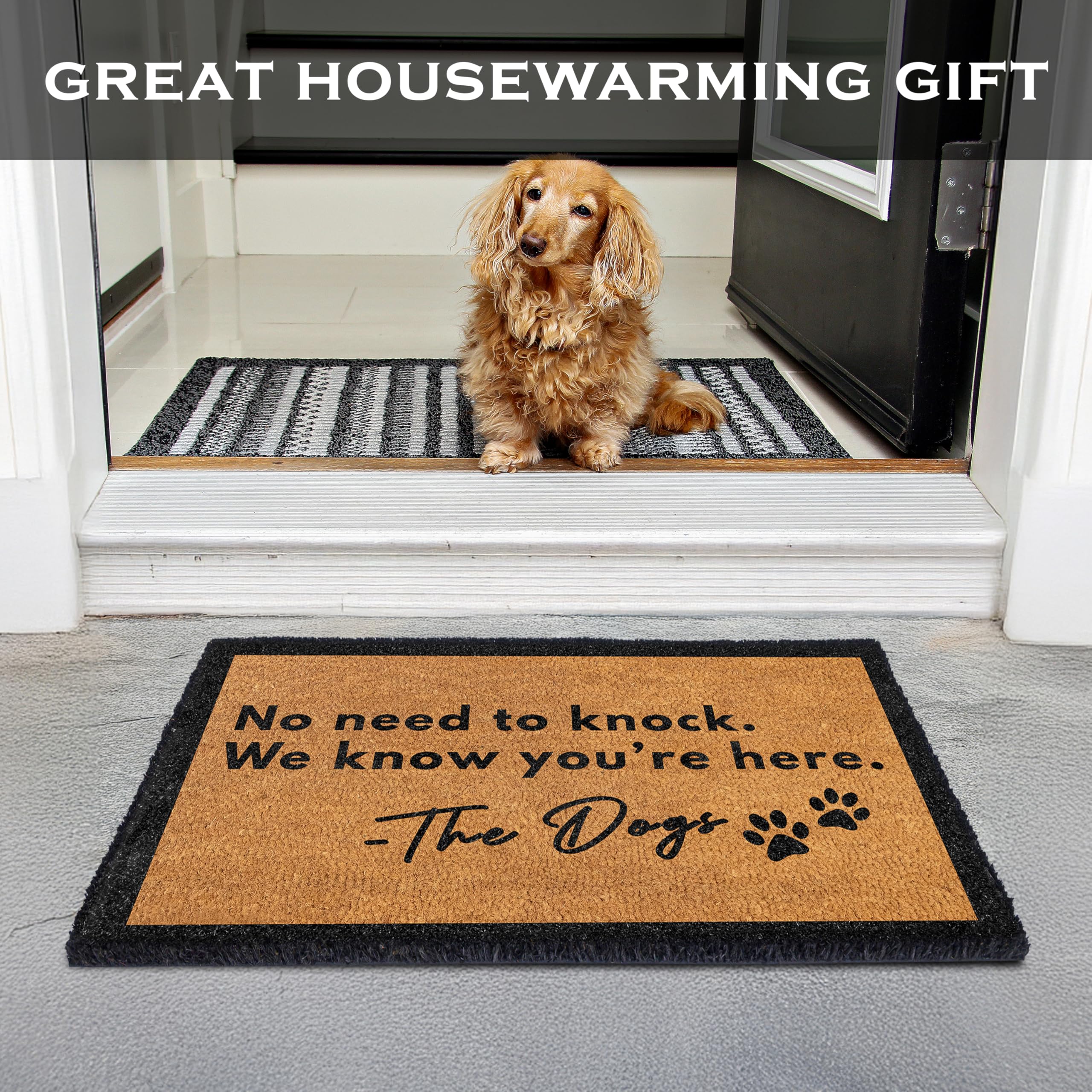 MAINEVENT ideal dog-lover gift door mat for entryways