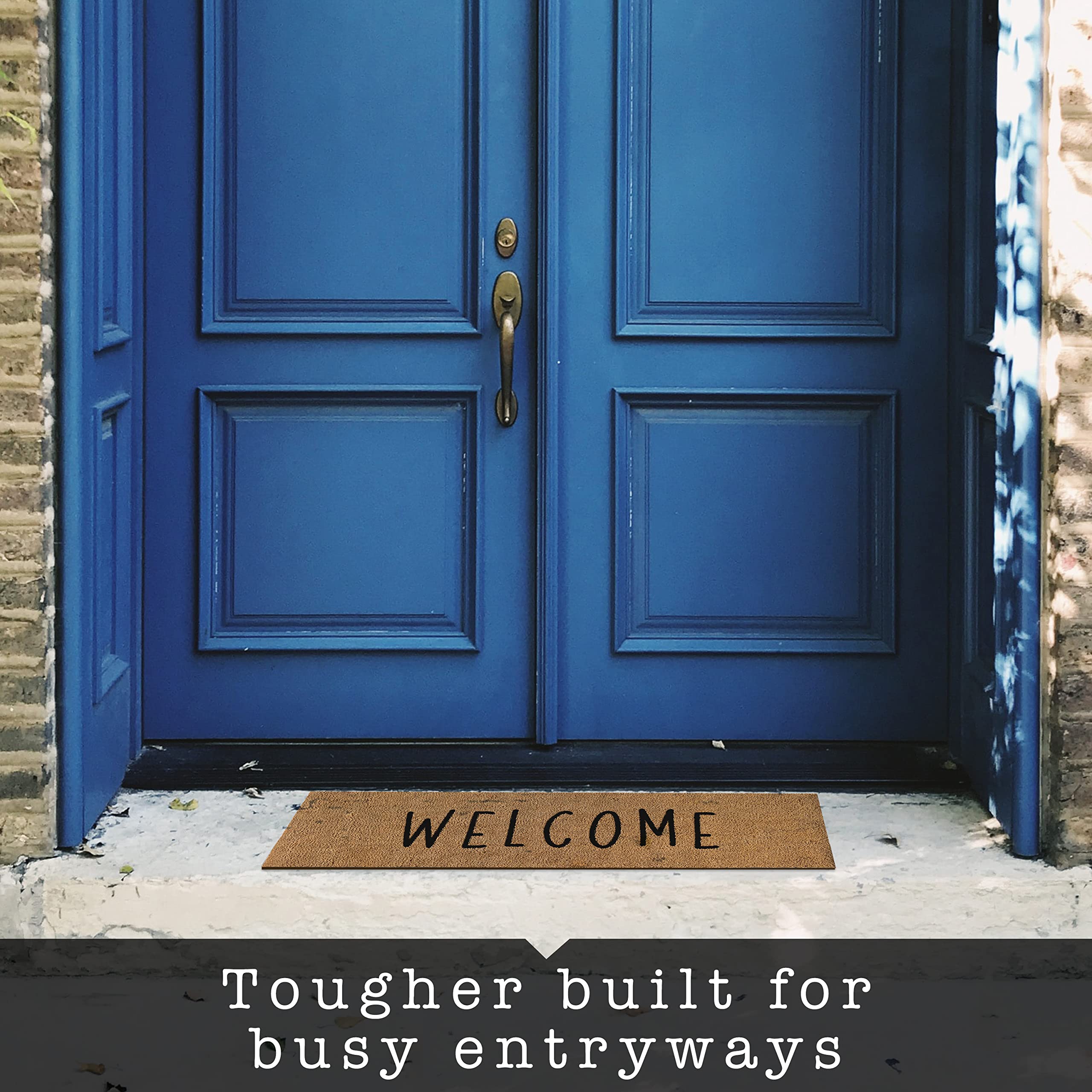 MAINEVENT double door mat outdoor large provides a durable welcome for guests.