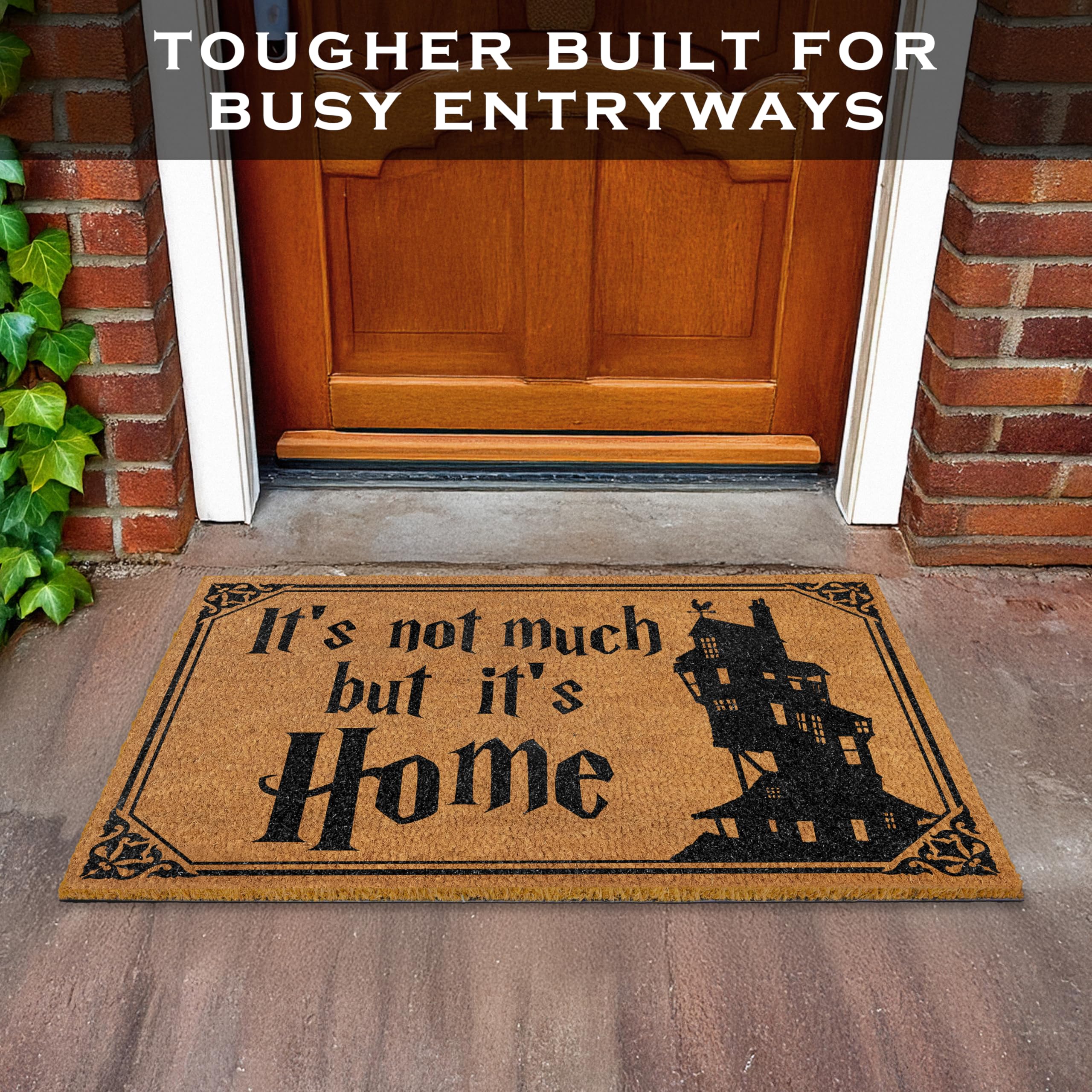 MAINEVENT Durable wizard door mat with 0.6 inch fibers for busy doorways