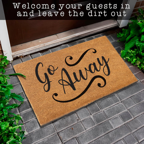 MAINEVENT Go Away Doormat USA design reflects quality and proud craftsmanship.