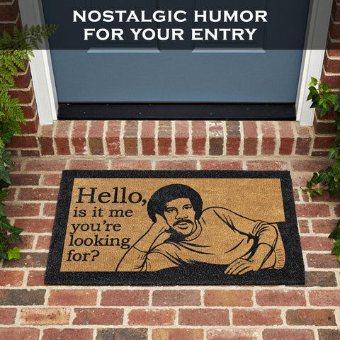 MAINEVENT Hello humorous-quote design brings charm to entry.