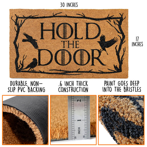 MAINEVENT Hodor mat close-up highlights six-tenths-inch fibers for durability