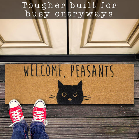 MAINEVENT long front door mat suitable for wide entryways and busy households.