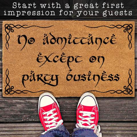 MAINEVENT Door mat for covered patios sized 30x17 inches handles damp weather.