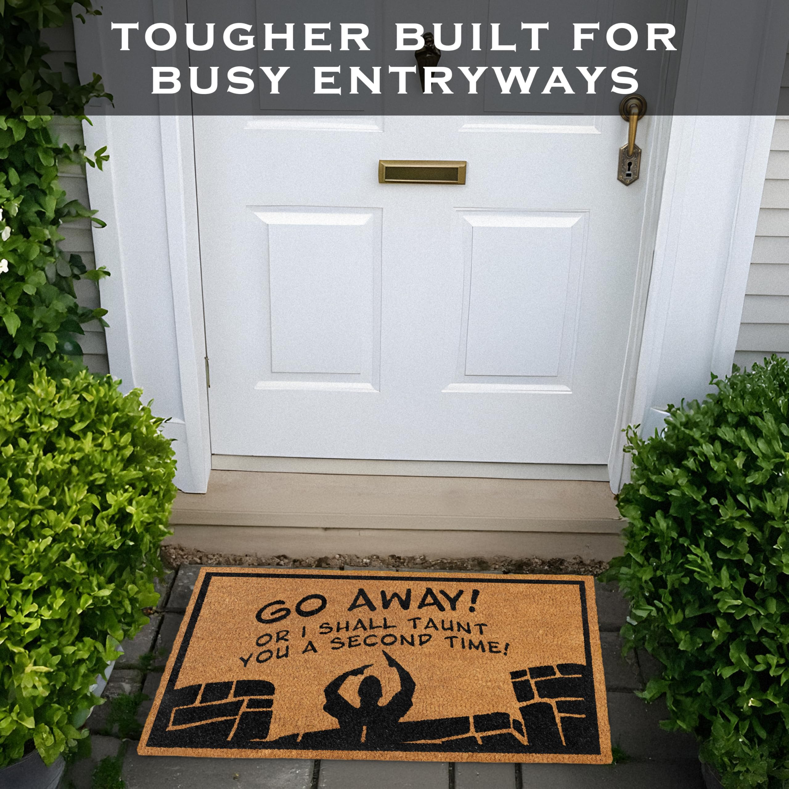 MAINEVENT Nerd decor doormat designed for entryways in high-traffic areas.