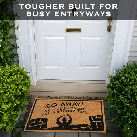 MAINEVENT Nerd decor doormat designed for entryways in high-traffic areas.