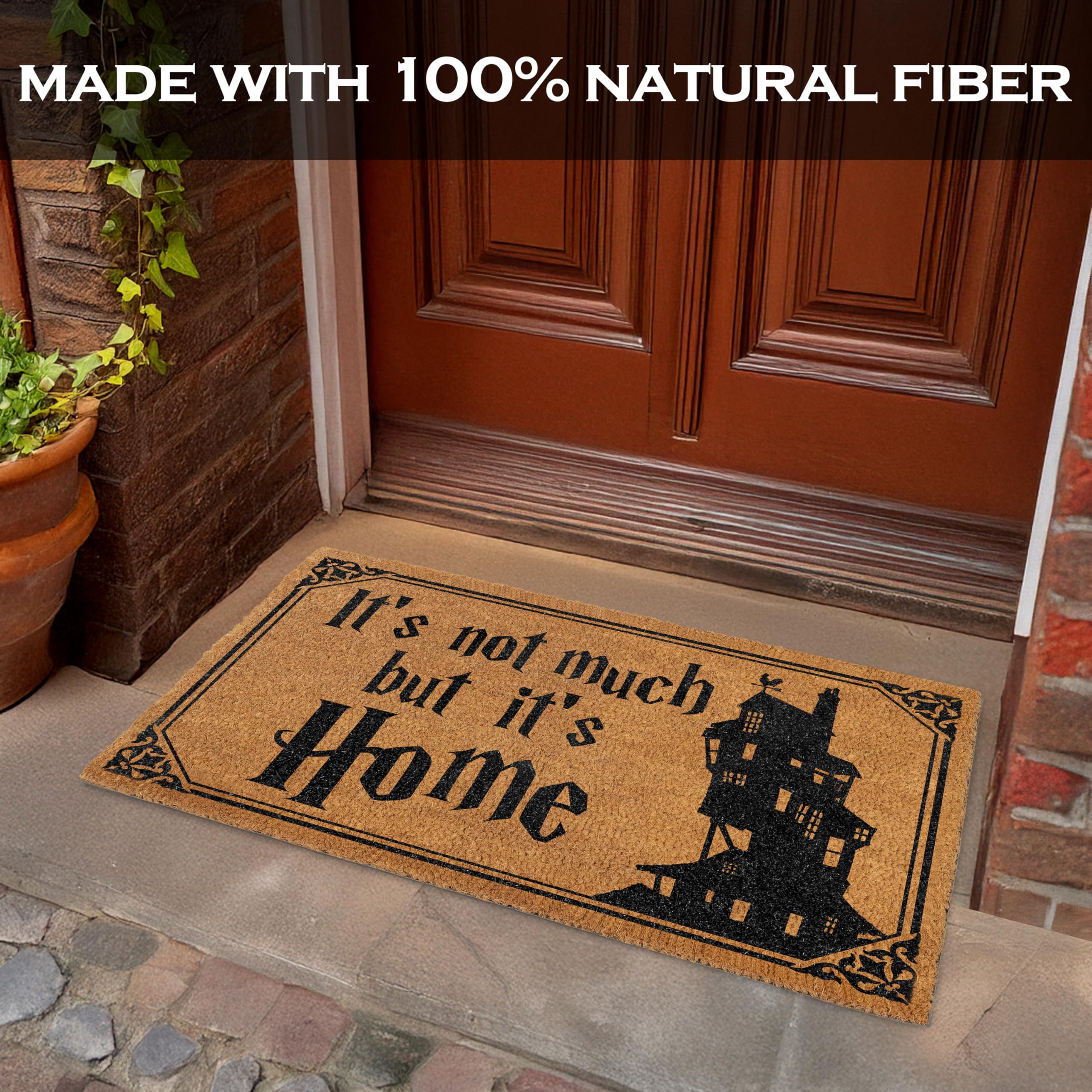 MAINEVENT Nerd welcome mat for covered patio shows off geeky charm in outdoor spaces