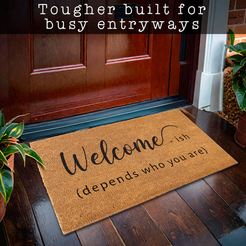 MAINEVENT Non-slip PVC backing keeps the mat securely in place.