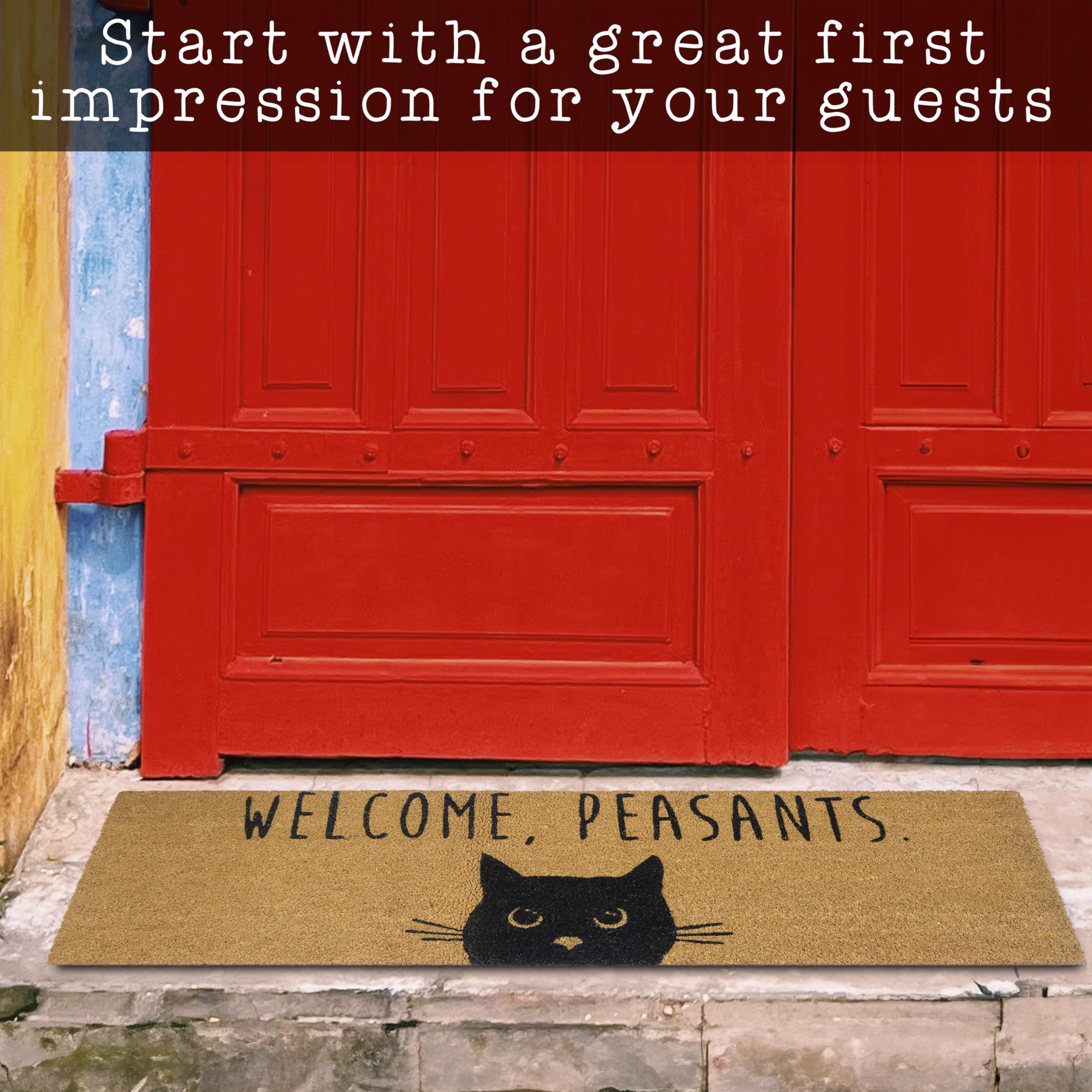MAINEVENT USA-designed cat mat with durable outdoor-ready construction.
