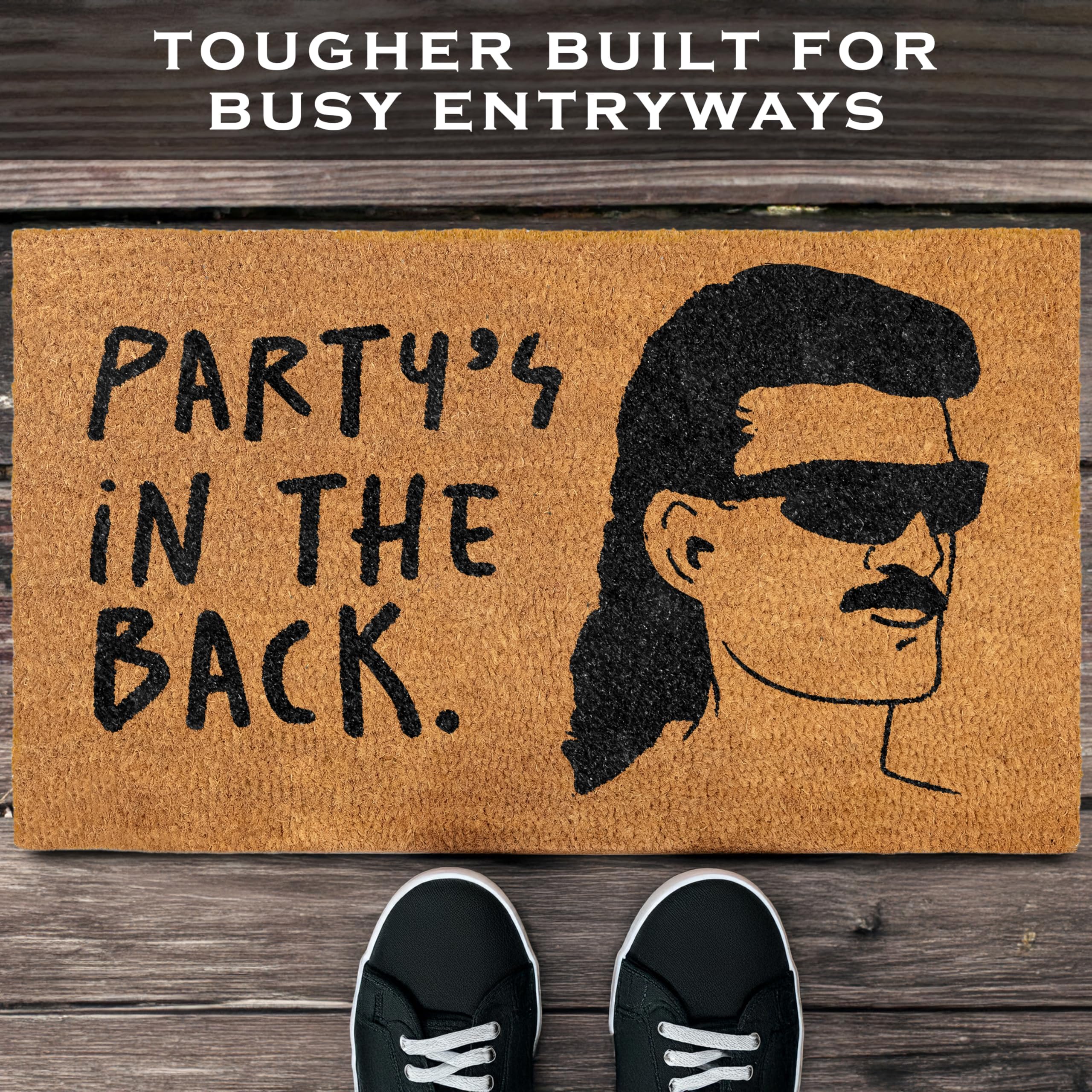 MAINEVENT outdoor-entrance-mat captures a rugged, weather-ready look.