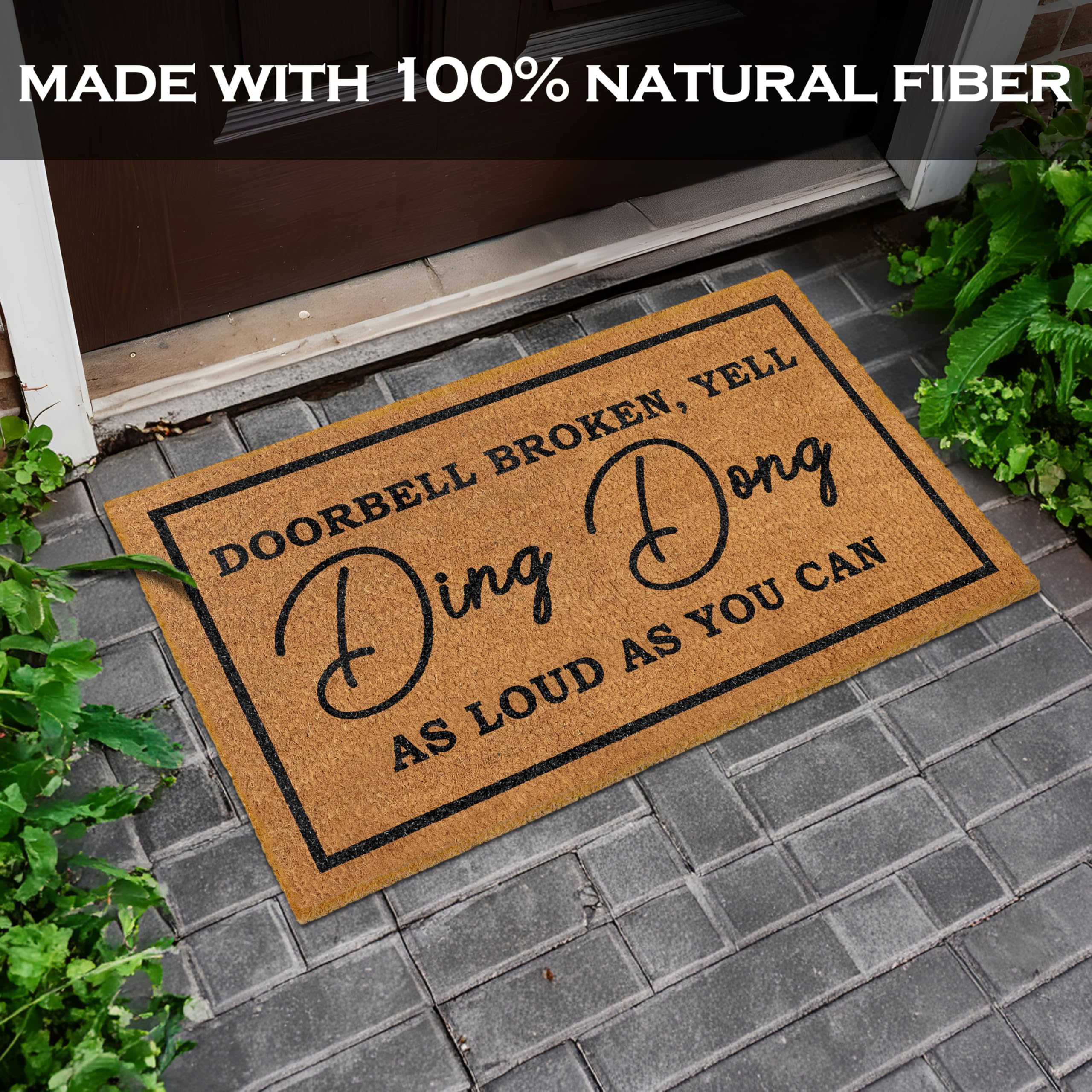 MAINEVENT outdoor entry mat, 30x17 inch, durable and ready for daily use.