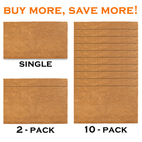 MAINEVENT Blank surface image emphasizes customization-ready doormat for spray paint or heat transfer