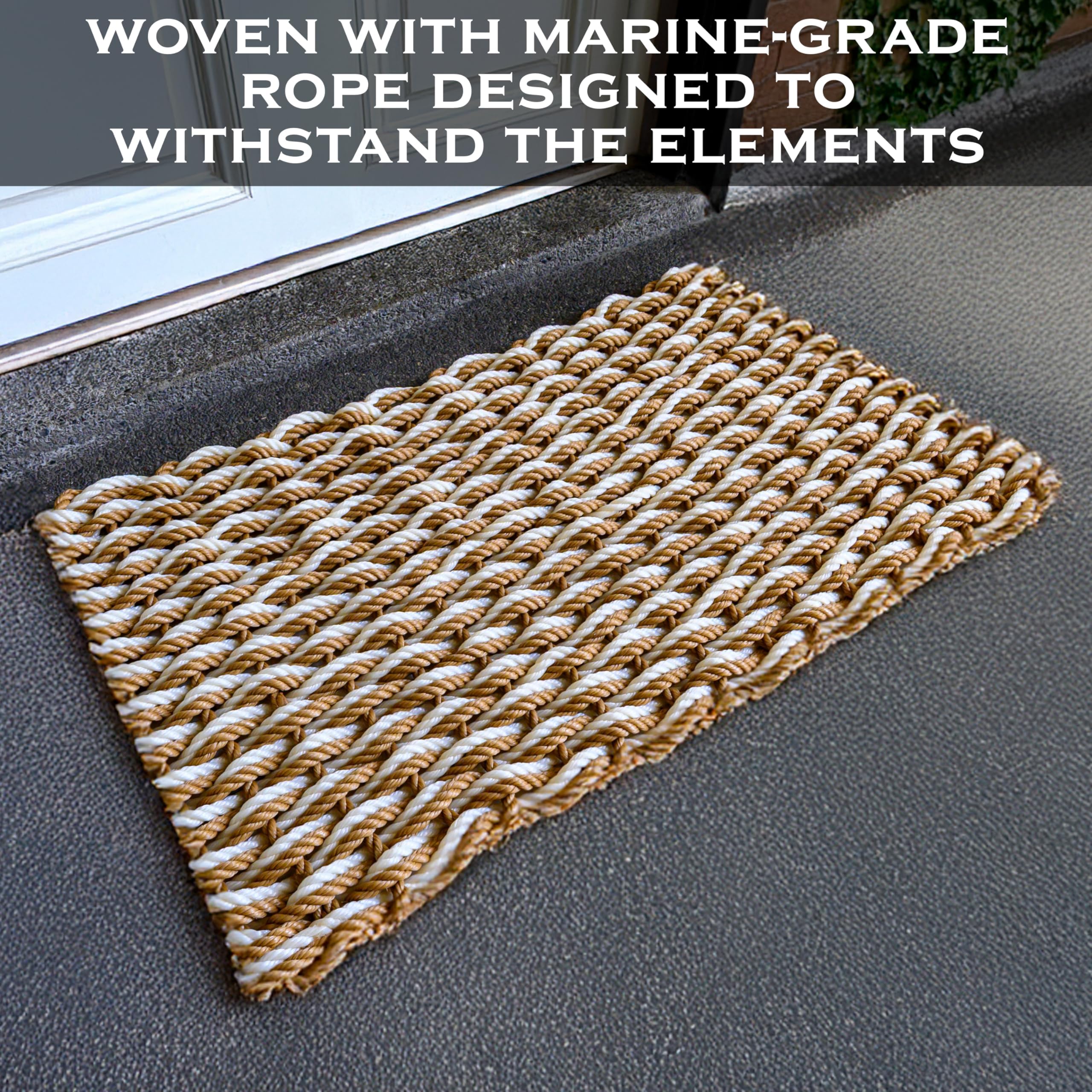 MAINEVENT lobster rope adds coastal charm while withstanding daily use.