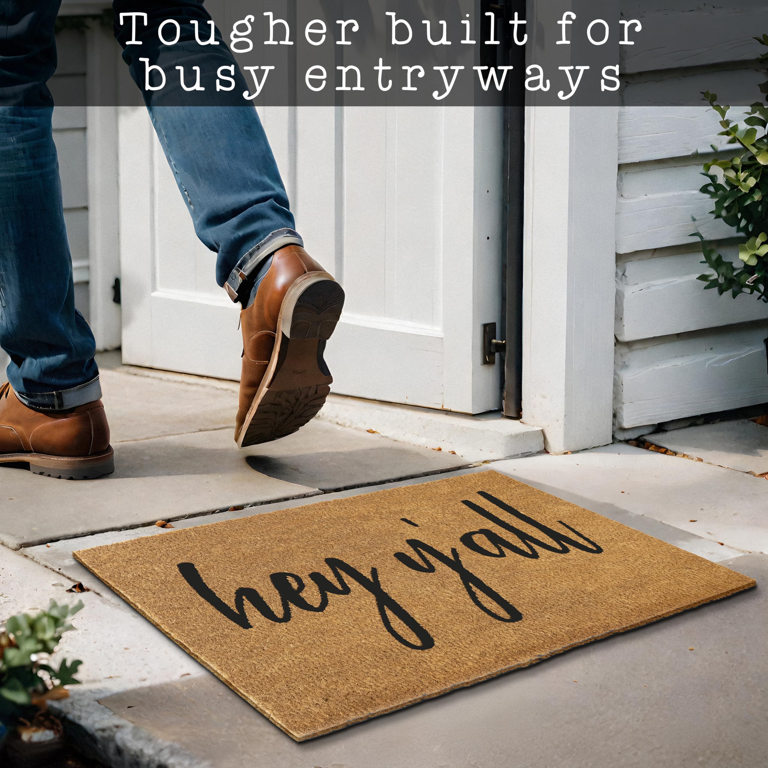 MAINEVENT southern-style-welcome-design-fibers displays vibrant fiber details that resist wear.