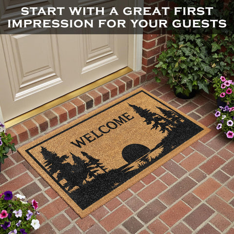 MAINEVENT Summer Home Door Mat brings lake vibes to porches and entryways