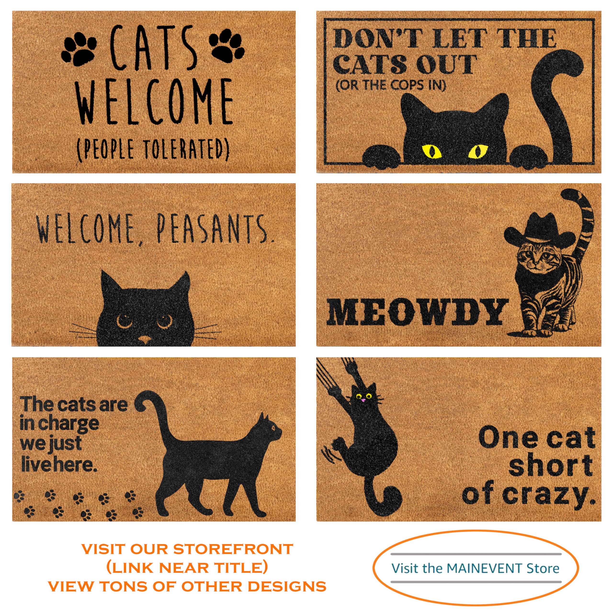 MAINEVENT Trademark-pending design options available in storefront selection.