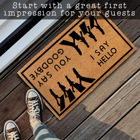 MAINEVENT USA-designed welcome mat blends durability with style