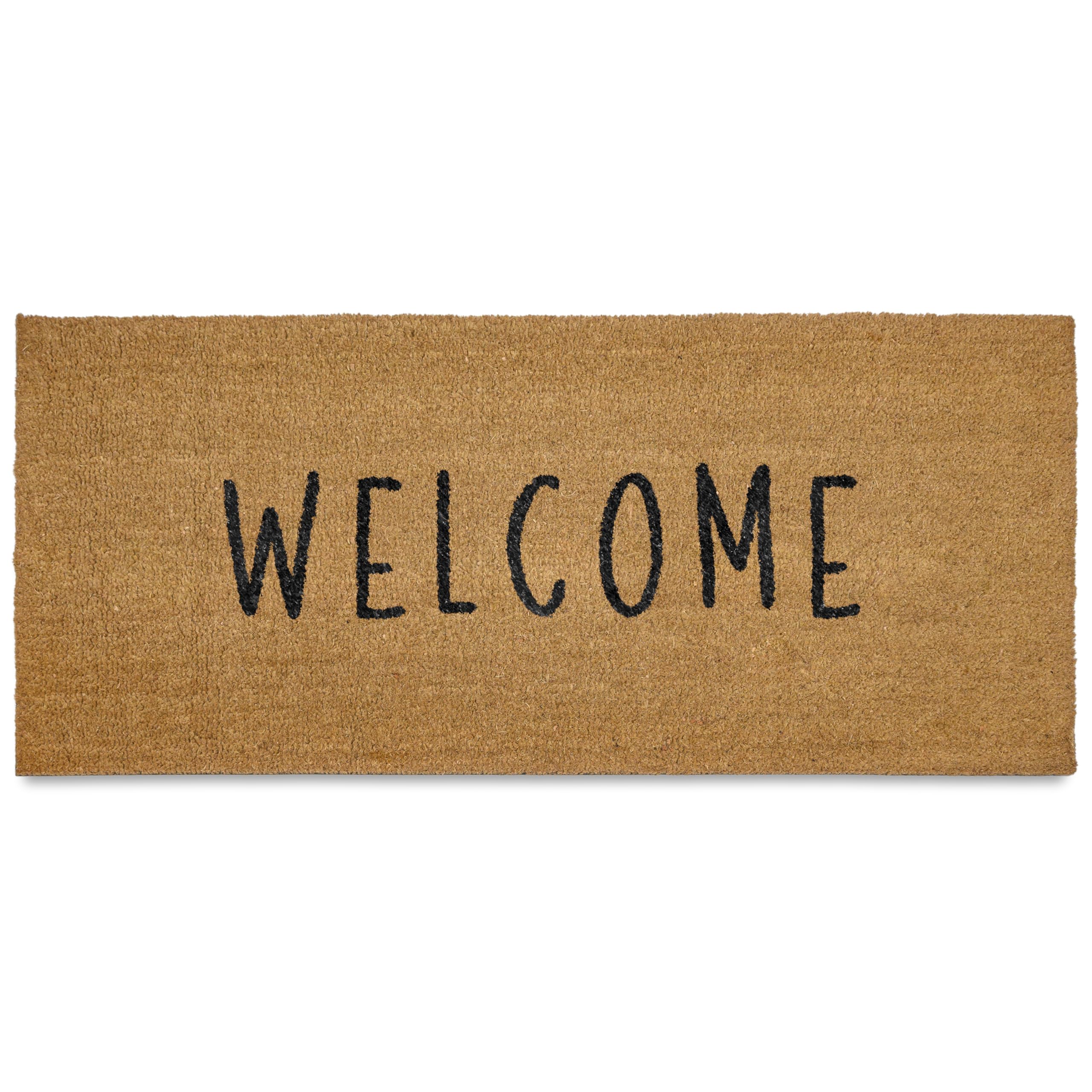 MAINEVENT Welcome Long Door Mat front door with non-slip backing keeps dirt out