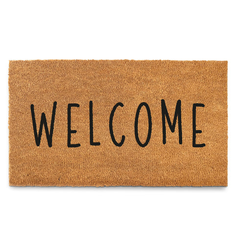 MAINEVENT Welcome Mat 30x17 at the front door boosts curb appeal with durable construction.