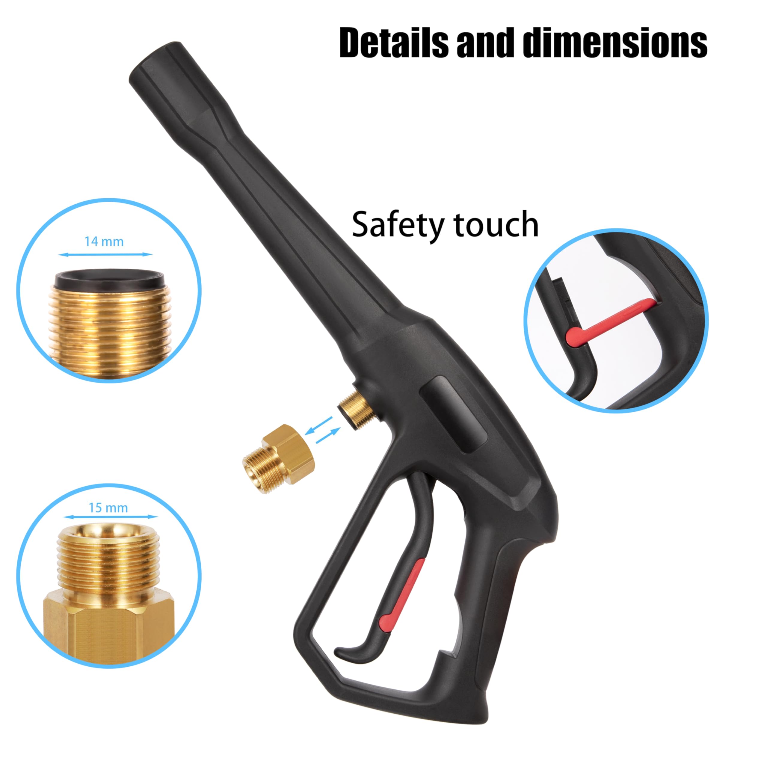 Mairbear 0-degree nozzle concentrates power for stubborn dirt