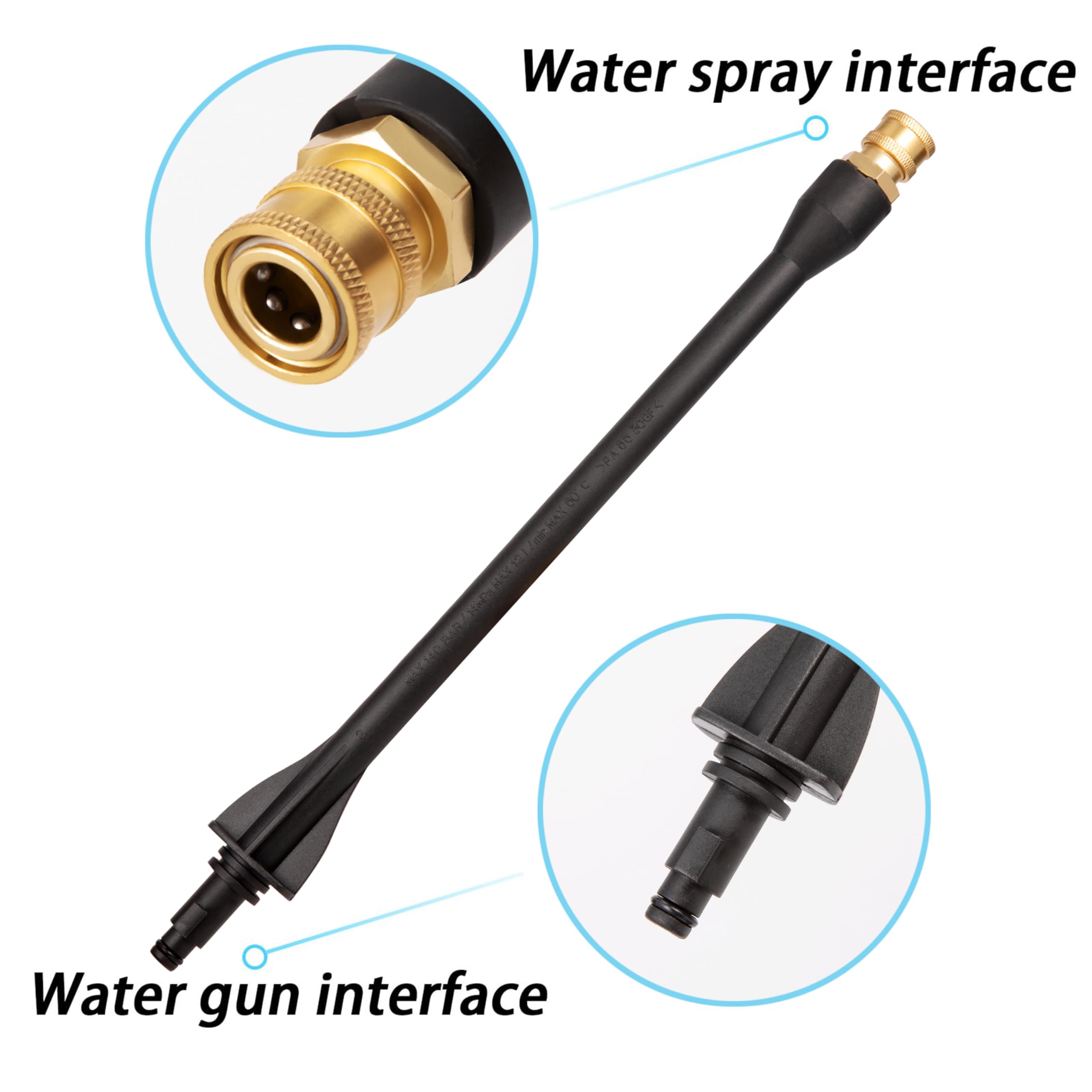 Mairbear 15-degree nozzle balances cleaning intensity and surface safety