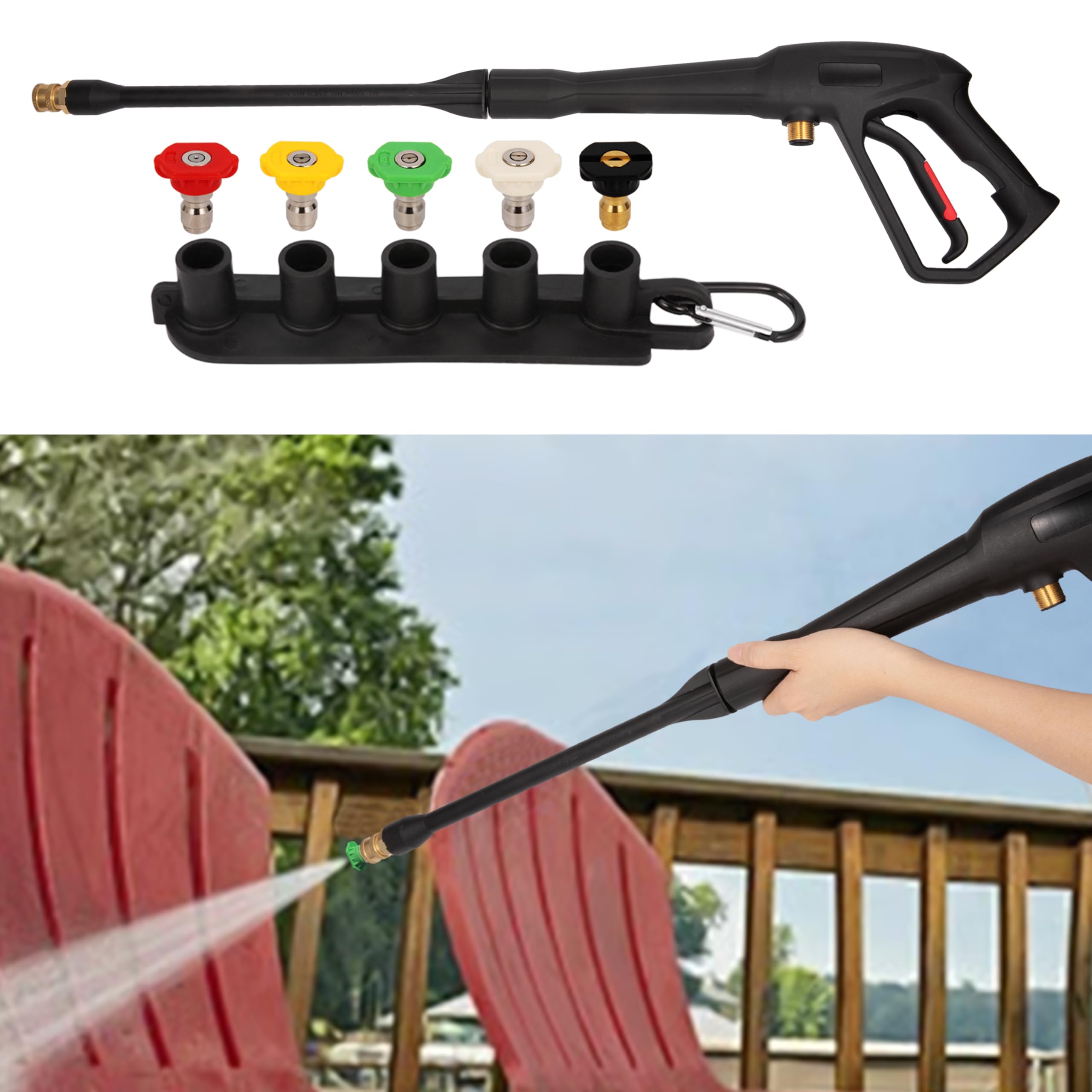 Mairbear 25-degree nozzle for general purpose washing and detailing