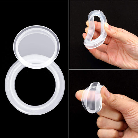 Maitys 2-inch hole fit ring guards glass tables from pole friction.