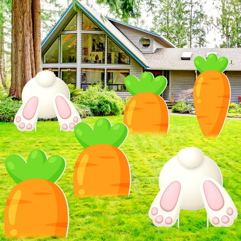 Maitys bunny yard sign large display for lawn and Easter ambiance.