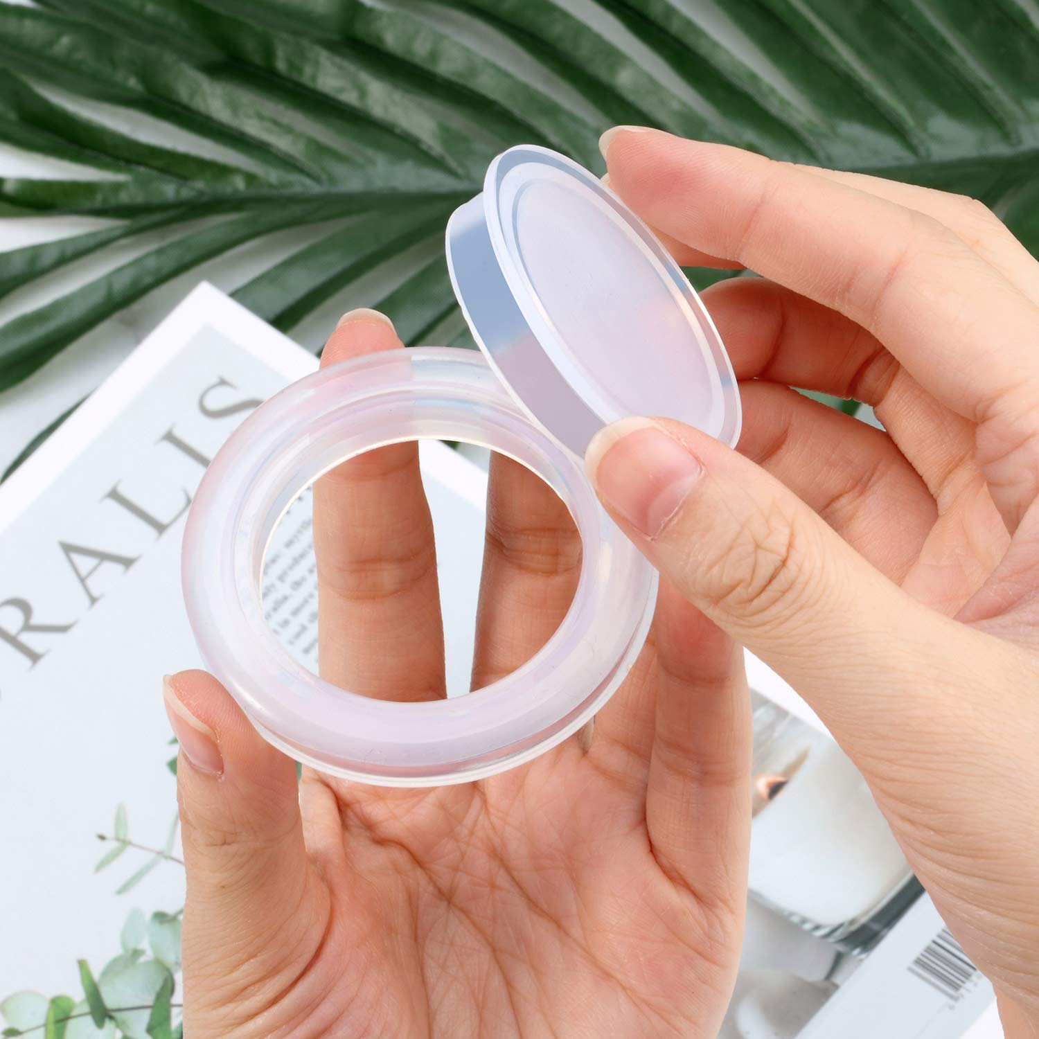 Maitys silicone table edge protection for glass outdoor tables.