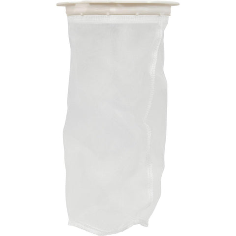 MAKABAKA fine mesh bag in use to help separate debris and extend canister life.
