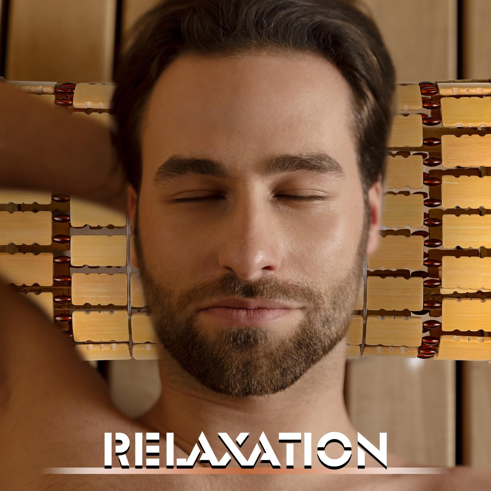 MAKCNMYM natural bamboo material stays dry for a healthier home spa ambiance.