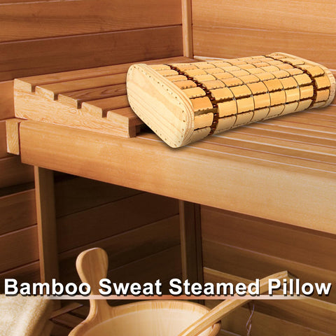 MAKCNMYM sauna backrest supports comfortable posture during sessions or quick breaks.