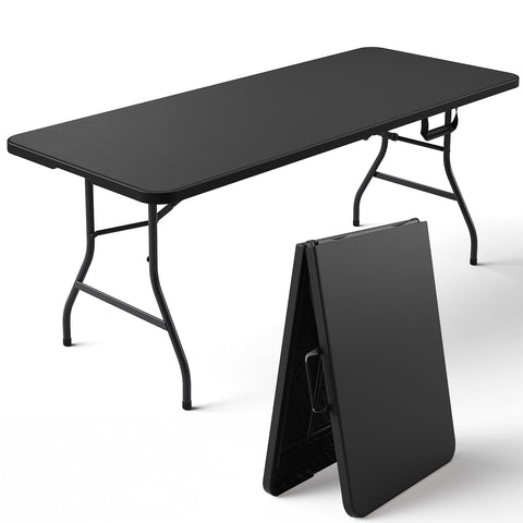 MAKE CHANGES folding table open with handle for easy transport at events.